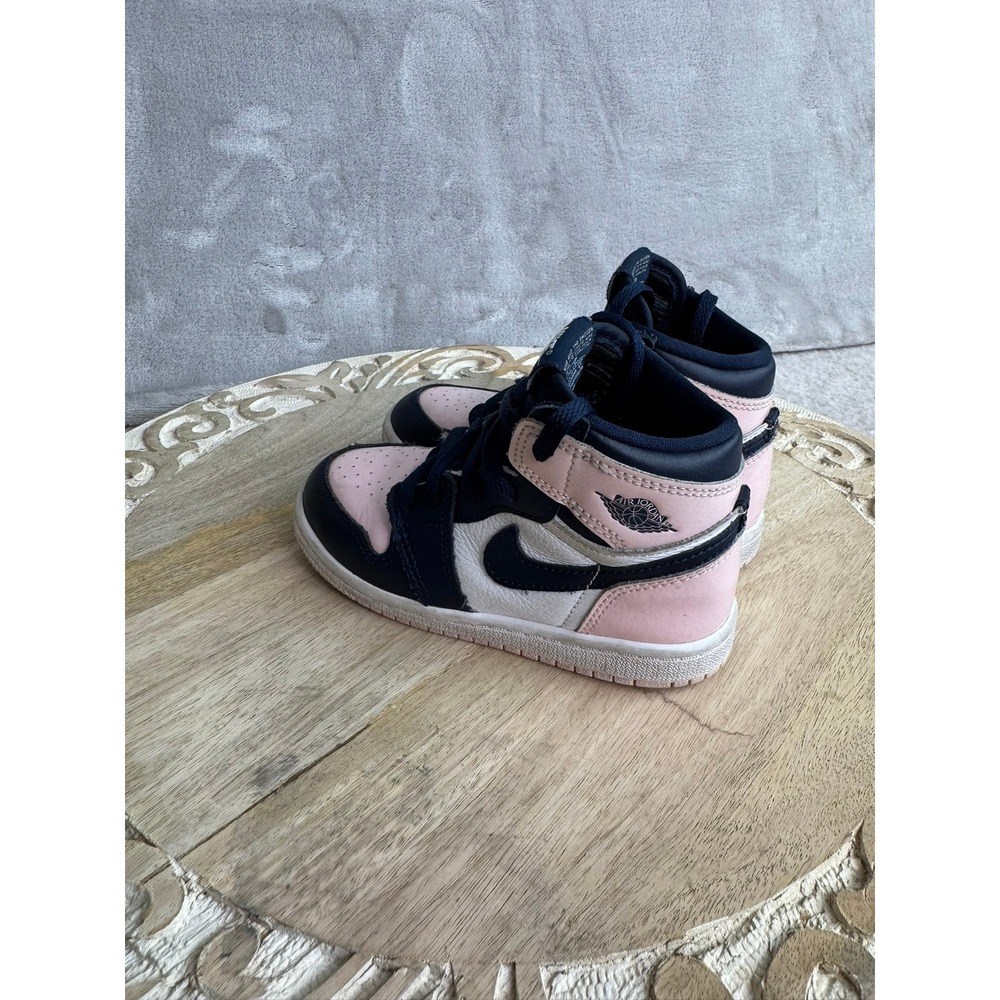 Jordan 1 Retro High OG Atmosphere Bubble Gum Toddler Shoes CU0450-641 Size 9C